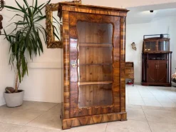 Pamono Biedermeier Display Cabinet in Glass Hot