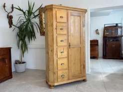 Pamono Biedermeier Famhouse Bread Cupboard Hot