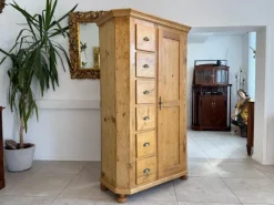 Pamono Biedermeier Famhouse Bread Cupboard Hot