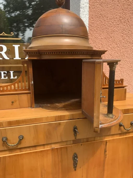 Pamono Biedermeier Pearwood Secretary, 1800s