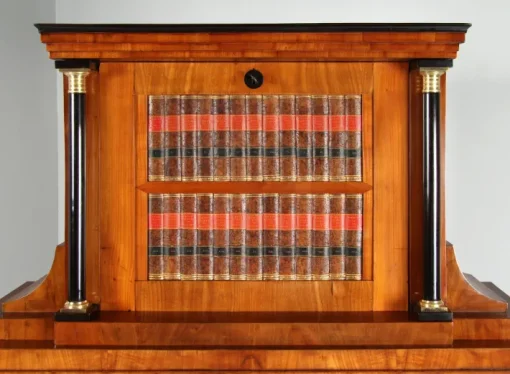 Pamono Biedermeier Secretaire with Hidden Mechanism, 1815 New