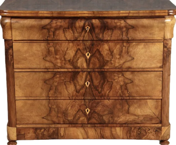 Pamono Biedermeier Secretary Chest in Walnut, 1830s Discount