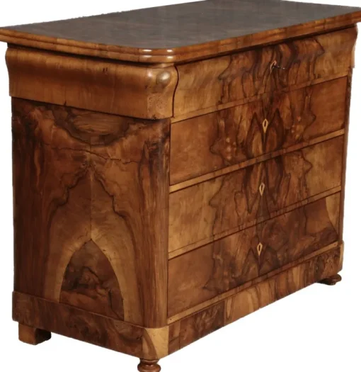 Pamono Biedermeier Secretary Chest in Walnut, 1830s Discount