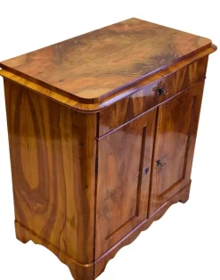 Pamono Biedermeier Walnut Half Cabinet, 19th Century Online