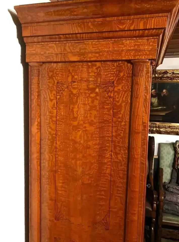 Pamono Biedermeier Wardrobe, 1810s-1820s New