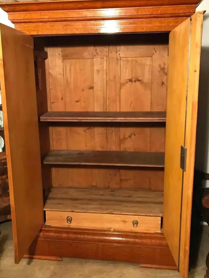 Pamono Biedermeier Wardrobe, 1810s-1820s New