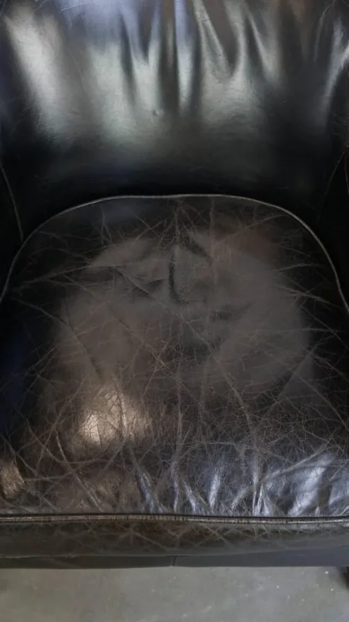 Pamono Black Grained Cowhide Armchair Discount