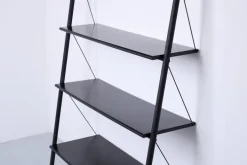 Pamono Black John Ild Shelving System by Philippe Starck for Disform, 1970s Clearance