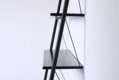 Pamono Black John Ild Shelving System by Philippe Starck for Disform, 1970s Clearance