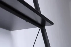 Pamono Black John Ild Shelving System by Philippe Starck for Disform, 1970s Clearance