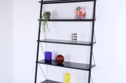 Pamono Black John Ild Shelving System by Philippe Starck for Disform, 1970s Clearance