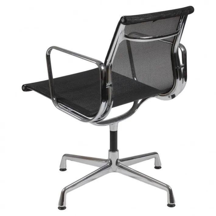 Pamono Black Mesh Ea-108 Chair by Charles Eames for Vitra Clearance