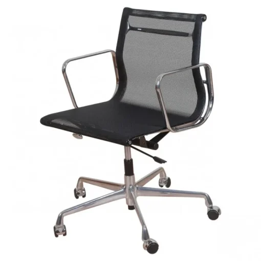 Pamono Black Mesh EA-117 Office Chair by Charles Eames for Vitra Best