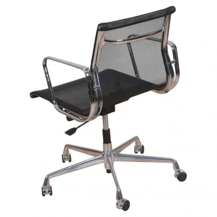 Pamono Black Mesh EA-117 Office Chair by Charles Eames for Vitra Best