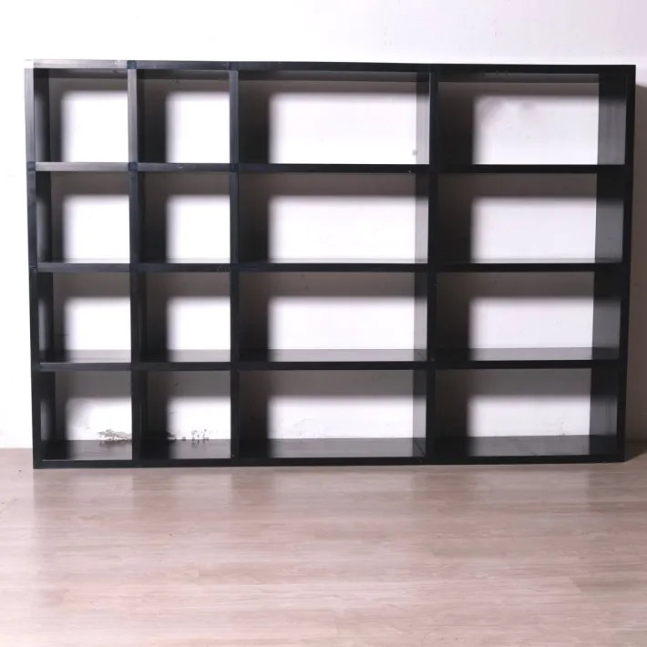 Pamono Black Modular Bookcase by Giulio A. Polvara for Kartell, 1970s Clearance