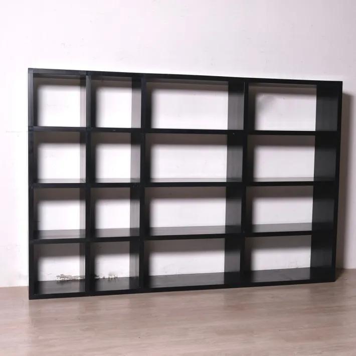 Pamono Black Modular Bookcase by Giulio A. Polvara for Kartell, 1970s Clearance