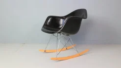 Pamono Black RAR Rocking Chair by Charles & Ray Eames for Herman Miller, 1977 New