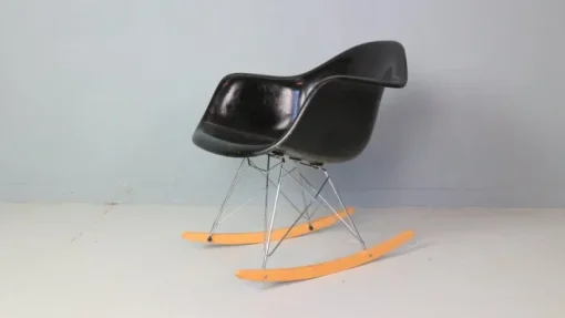 Pamono Black RAR Rocking Chair by Charles & Ray Eames for Herman Miller, 1977 New