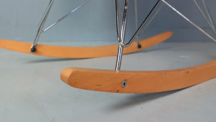 Pamono Black RAR Rocking Chair by Charles & Ray Eames for Herman Miller, 1977 New
