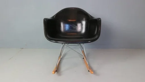 Pamono Black RAR Rocking Chair by Charles & Ray Eames for Herman Miller, 1977 New