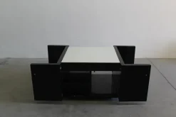 Pamono Black Saratoga Cabinet by Massimo & Lella Vignelli for Poltronova, 1960s Online