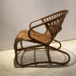 Pamono Blond Rattan Chair, Italy Sale