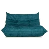 Pamono Blue Fabric Togo 2-Seater Sofa by Michel Ducaroy for Ligne Roset Hot
