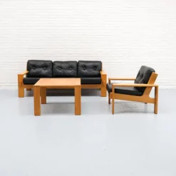 Pamono Bonanza Living Room Set by Esko Pajamies for Asko, Set of 3 Outlet