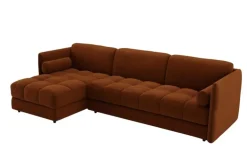 Pamono Bond Sectional Sofa in Brown Velvet by Moanne Outlet
