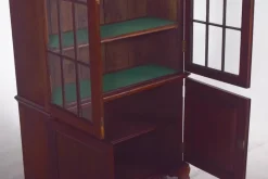 Pamono Bookcase with Glass Doors, 1930s Hot