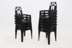 Pamono Boston Chairs by Pierre Paulin for Henry Massonnet, France, 1980s, Set of 4