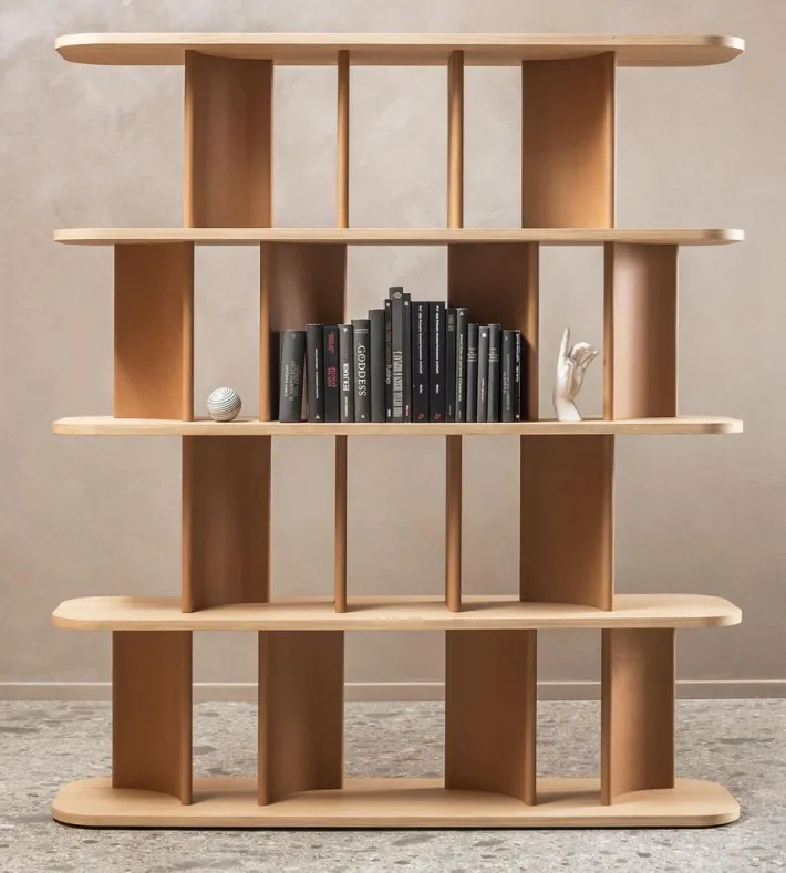 Pamono Bracket Oak Bookshelf by Morica Design Online