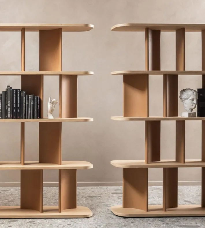 Pamono Bracket Oak Bookshelf by Morica Design Online