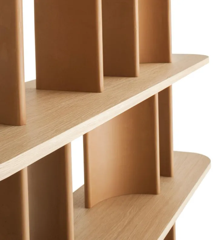 Pamono Bracket Oak Bookshelf by Morica Design Online