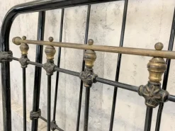 Pamono Brass and Black Metal Bed Frame Sale
