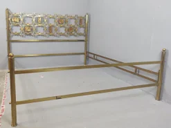 Pamono Brass Double Bed by Osvaldo Borsani, Italy, 1960s Hot