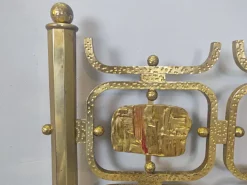 Pamono Brass Double Bed by Osvaldo Borsani, Italy, 1960s Hot