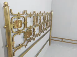 Pamono Brass Double Bed by Osvaldo Borsani, Italy, 1960s Hot