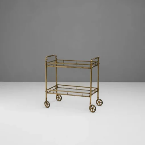 Pamono Brass Drinks Trolley, 1930s Sale