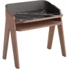 Pamono Bravero Walnut and Breccia Imperiale Glass Nightstand by Morica Design Clearance