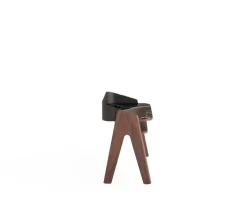 Pamono Bravero Walnut and Breccia Imperiale Glass Nightstand by Morica Design Clearance