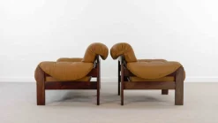 Pamono Brazilian Style Leather Seating Group, Set of 2 Hot