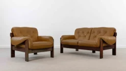 Pamono Brazilian Style Leather Seating Group, Set of 2 Hot