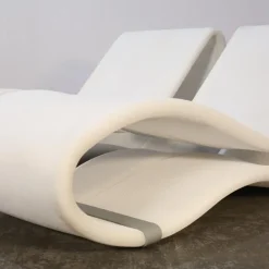 Pamono Breez 2.0 Sunbeds attributed to Karim Rachid for Talenti, Set of 2