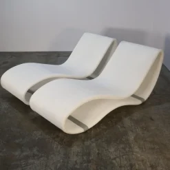 Pamono Breez 2.0 Sunbeds attributed to Karim Rachid for Talenti, Set of 2