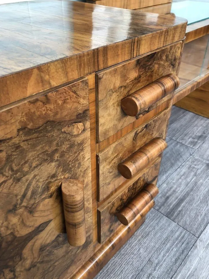 Pamono Briar Bedroom Makeup Cabinet with Mirror, 1930s