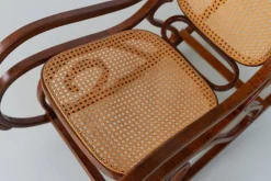 Pamono Brown Bentwood Rocking Chair, 1950s New