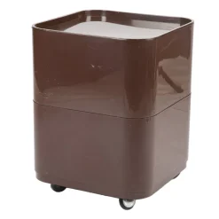 Pamono Brown Componibili Cabinet by Anna Castelli Ferrieri for Kartell Outlet