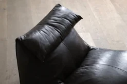 Pamono Brown Leather Le Bambole Chaise Longue by Mario Bellini for B&B Italia, 1970s Best