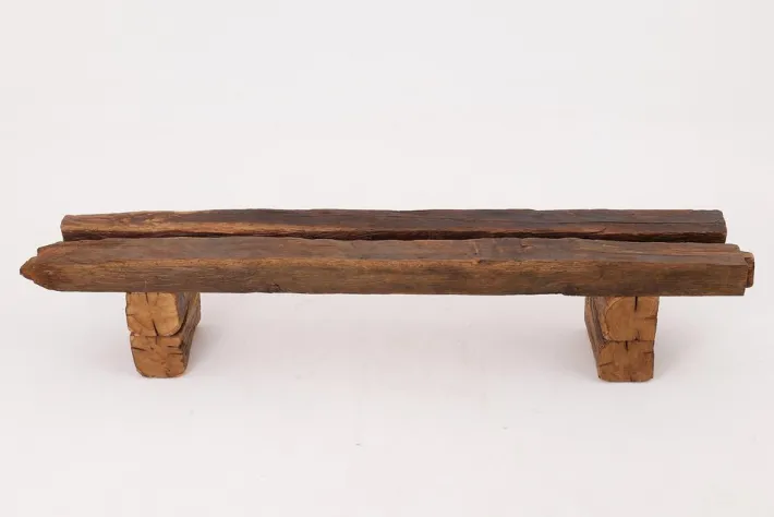 Pamono Brutalist Bench in Oak by Logniture Hot